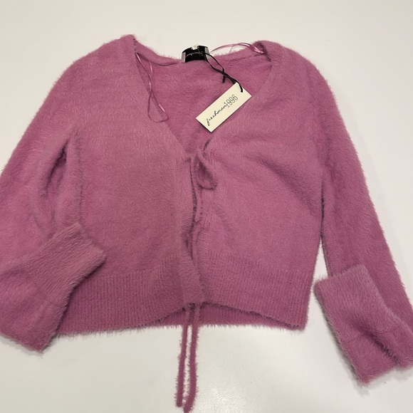 NEW Freshman1996 three piece sweater/skirt set in eyelash pink/purple size small - Picture 5 of 7